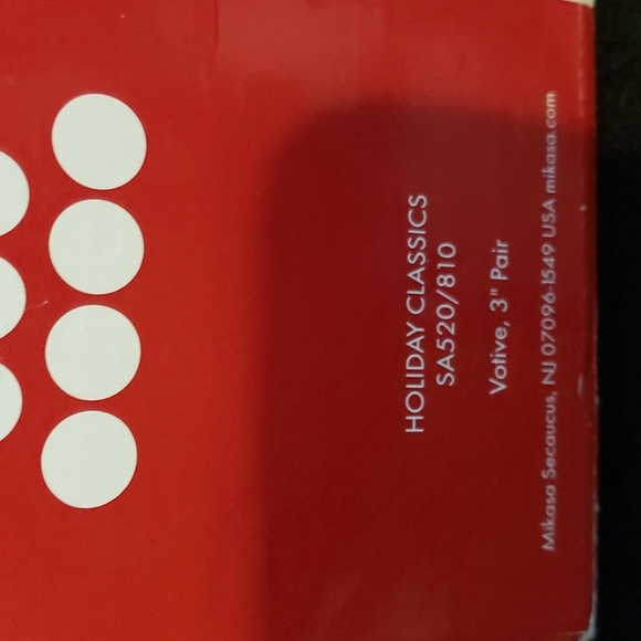 NIB Mikasa Votive candle holders - Picture 3 of 4